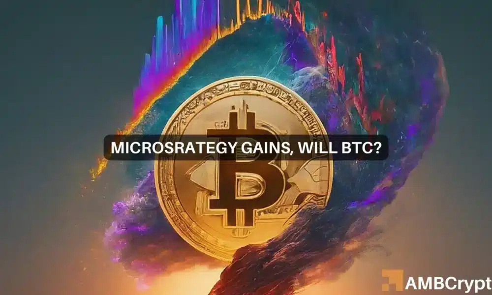 MicroStrategy股票超越美国科技巨头：多亏了比特币？图标