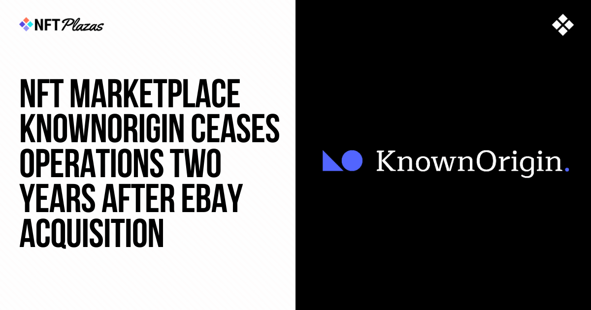 KnownOrigin在收购eBay两年后停止运营图标