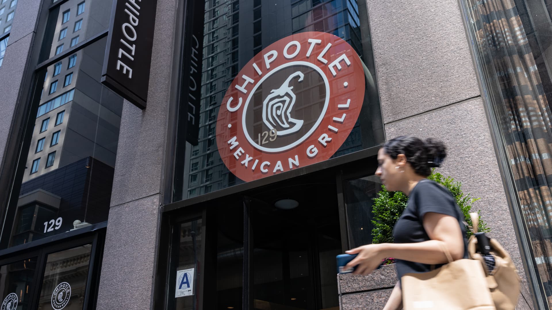 Chipotle收益和收入高于预期，餐厅客流量再次上升图标