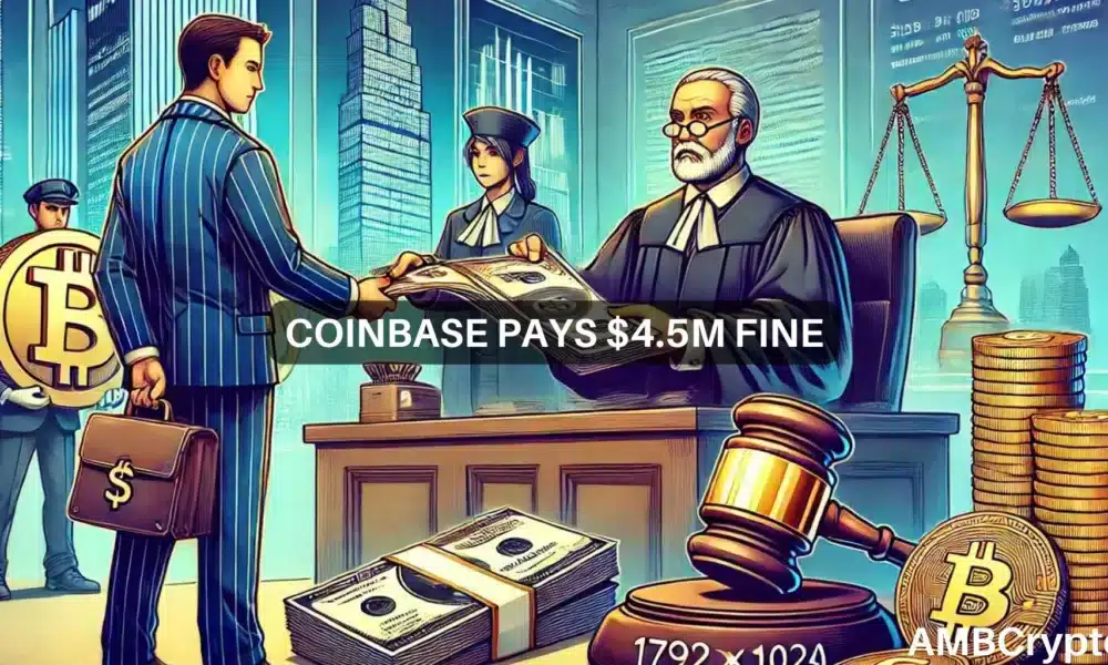 Coinbase被英国FCA罚款450万美元对加密货币行业意味着什么图标