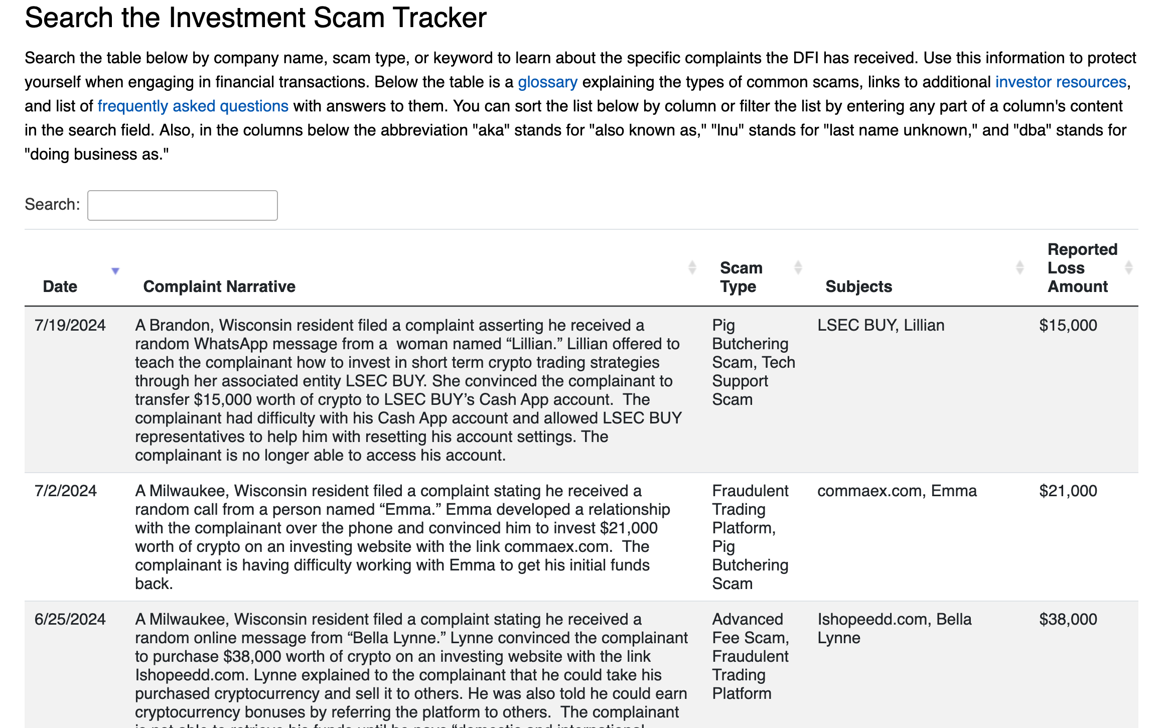 Wisconsin launches public tracker to fight crypto scams
