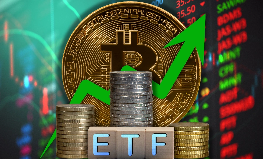 比特币上涨至6.1万美元，ETF流入强劲图标