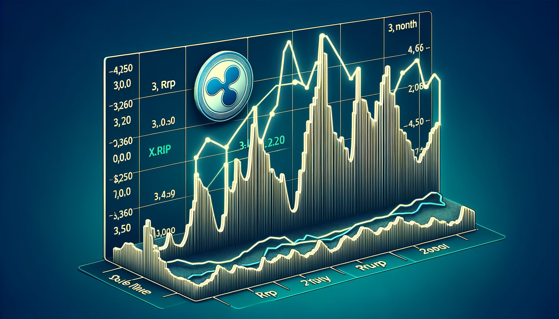 Ripple XRP短暂飙升6%，多久会突破0.65美元？图标