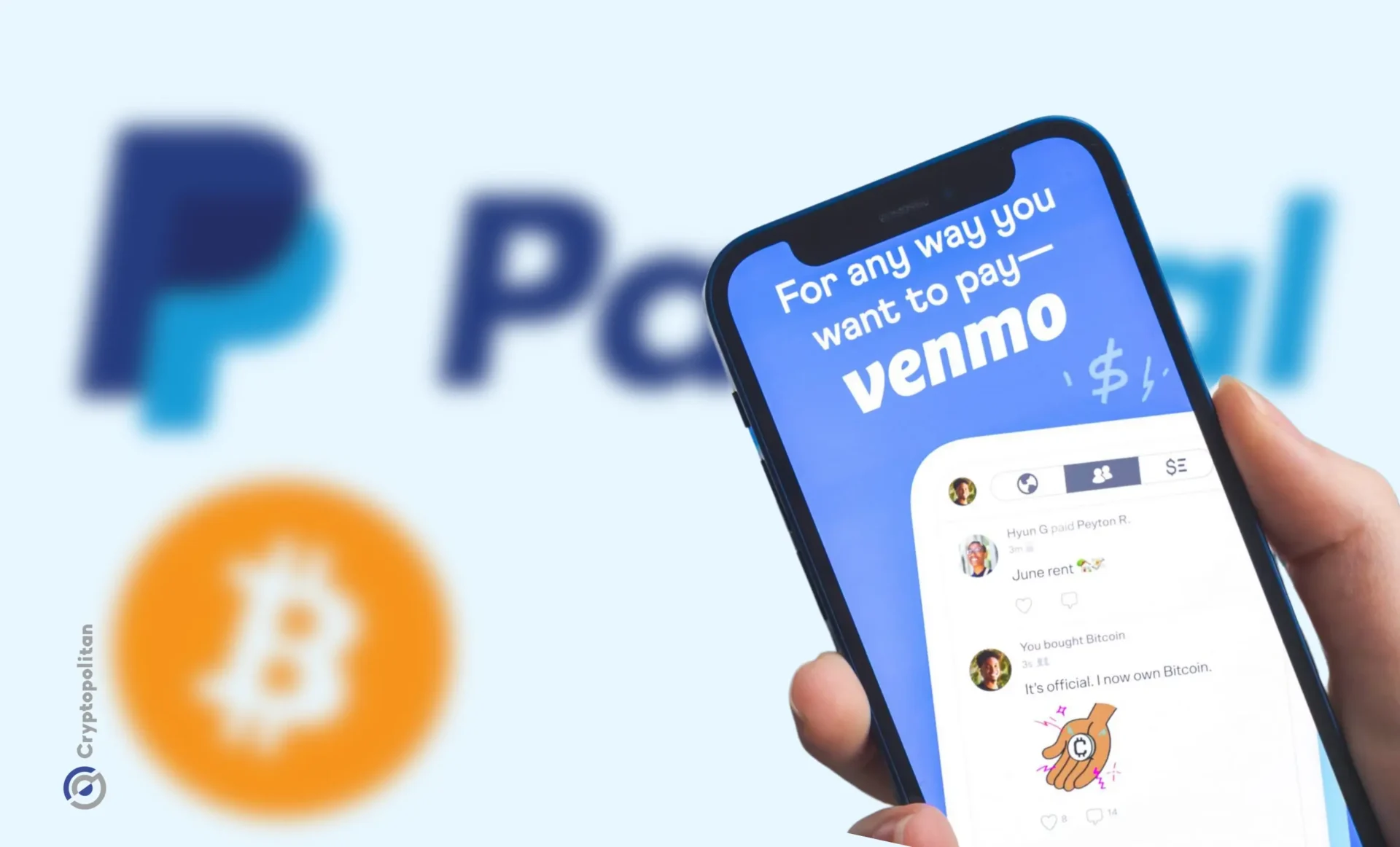 Venmo和PayPal用户现在可以转移加密货币- 币界网
