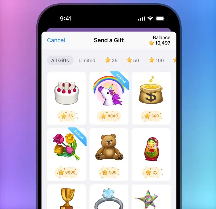 Telegram launches new “Gifts” feature with NFT integration