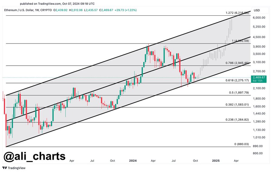 Ethereum 1W Chart Ali Charts