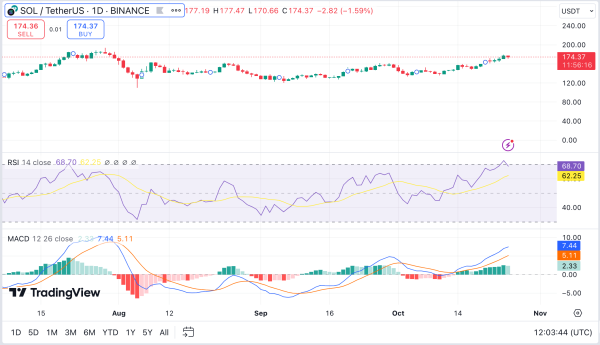 SOLUSDT 1-day Chart