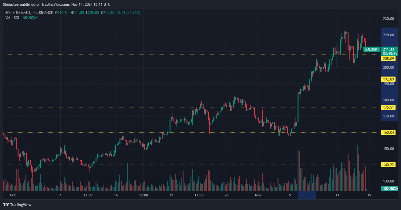 Meme Coins Soar as Solana Hits $7 Billion Daily Volume