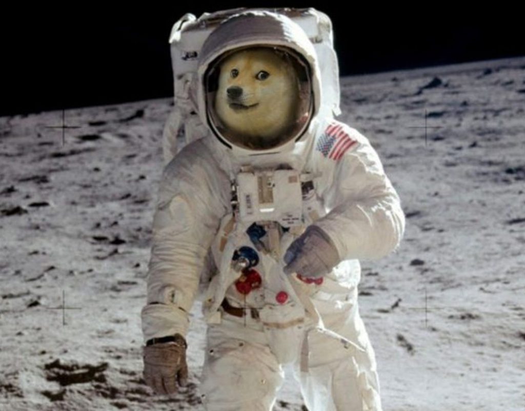 dogecoin space moon