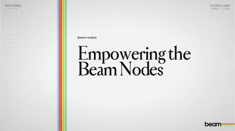 Decentralization with Beam Node Tokens