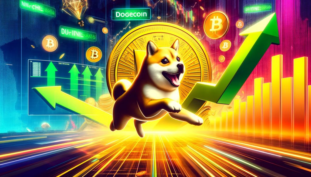 Dogecoin small dog running