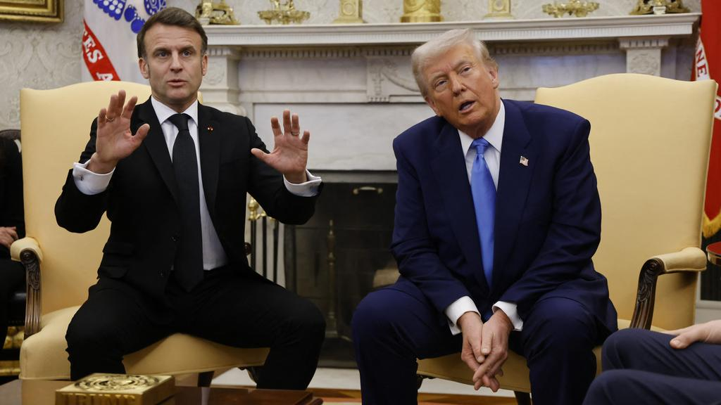 Trump appreciates Musk's threats during a meeting with the French President