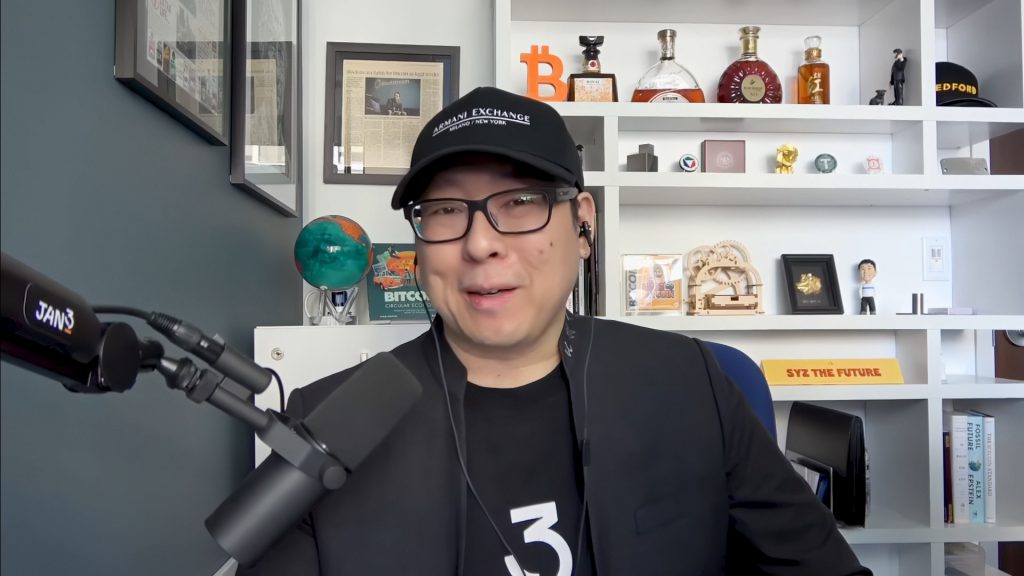 Screenshot from 比特幣無限直播播客 featuring discussion about Bitcoin Core Wars