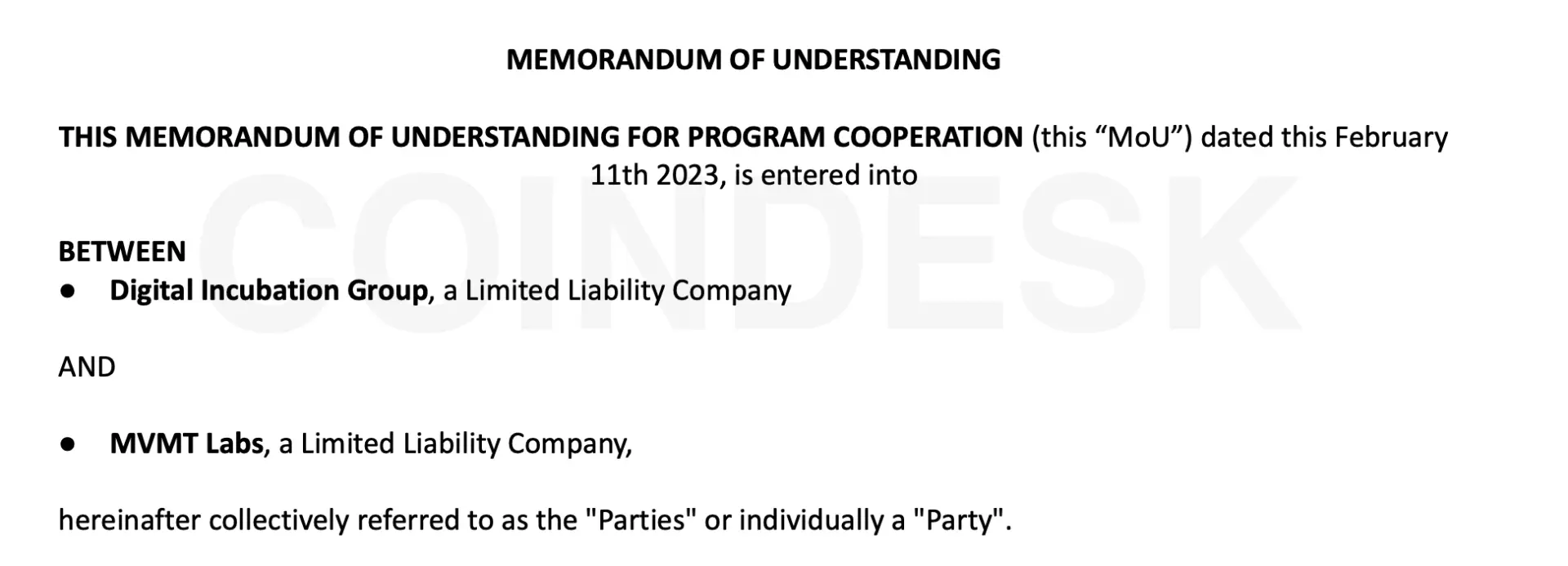 Movement Labs entered another agreement that granted a separate Parekh entity control of 2.5% of the MOVE token supply