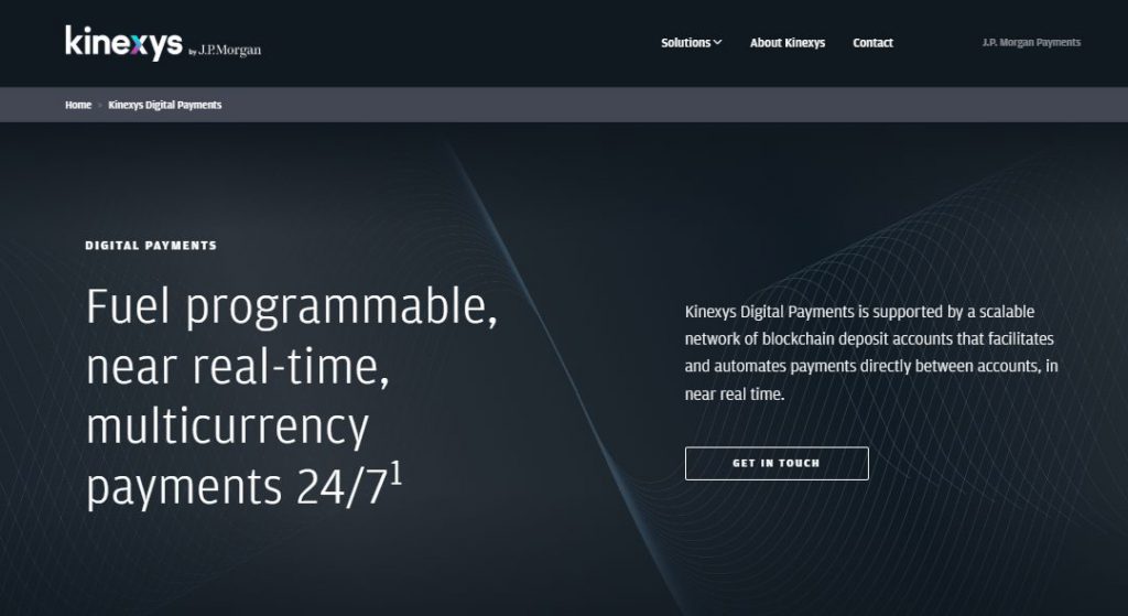 Kinexys technical framework