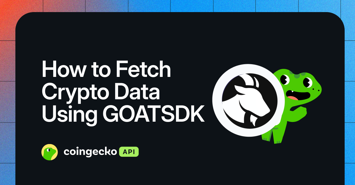 如何使用 GOATSDK 获取加密货币市场数据
