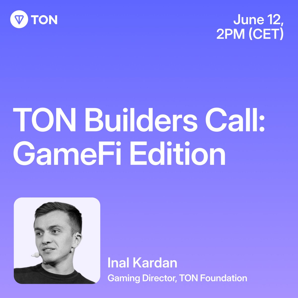 🎮 TON Builders Call：GameFi 版本周四上线！

🗓️ 6 月 12 日 | ⏰ 下午 2 点（欧洲中部夏令时间）/下午 4 点（格林尼治标准时间）/晚上 8 点（香港时间）
🎙️ TON 基金会游戏总监 @ikardanoff 主讲

准备好：
⚡ GameFi 最新资讯
🎯 TON 游戏生态系统深度探索
🧠 与开发者和开发者进行现场问答

🛠️ 注册您的项目 → https://t.co/nNVsuRxwTW
✍️ 回复 → https://t.co/x58QtLmYy8
❓ 提交问题 → https://t.co/ykeYSJMLLT

📺 或在 YouTube 上观看直播——无需注册。