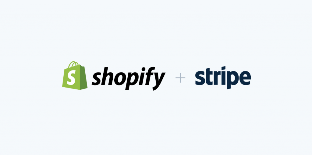 Stripe-Shopify partnership announcement banner