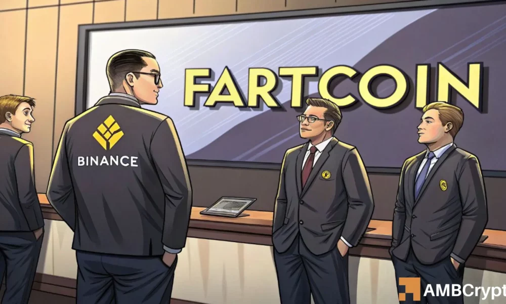 FARTCOIN 市值蒸发 305 万美元——这会导致市场逆转吗? FARTCOIN 市值蒸发 305 万美元——这会导致市场逆转吗?