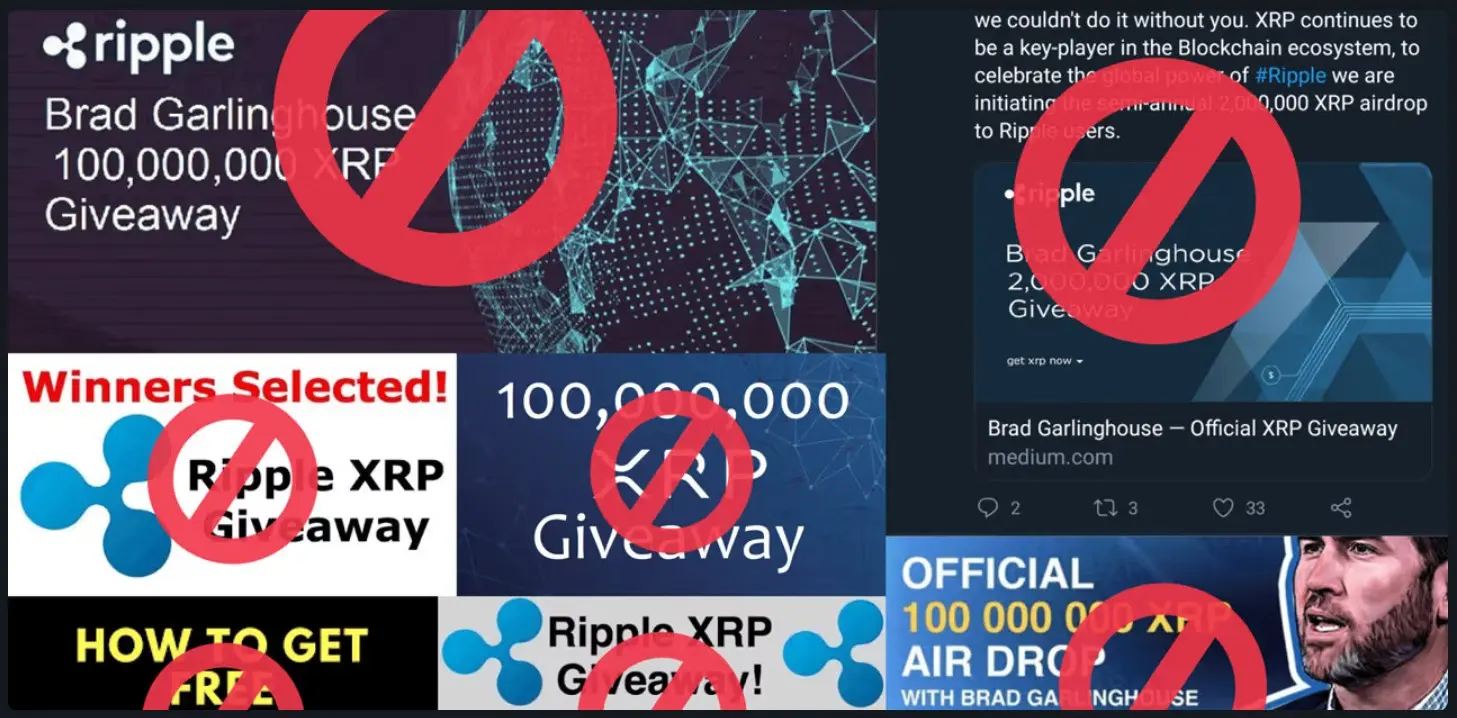 Ripple flags a new XRP scam wave on YouTube.