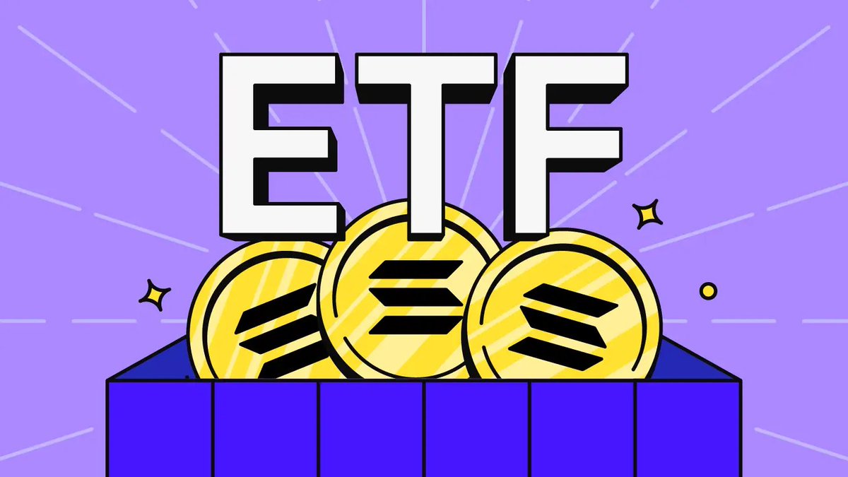 🚨 现货 #Solana ETF 申请已更新。

富兰克林邓普顿、富达、Bitwise 和 Grayscale 刚刚提交了现货 $SOL ETF 的修订版 S-1 文件。

🔹 Grayscale 提议收取 2.5% 的费用，以 $SOL 支付。
🔹 CoinShares 还在特拉华州注册了一只 Solana 质押 ETF。

机构投资者对 Solana 的竞购战已拉开帷幕。