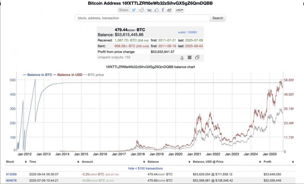 Bitcoin whale wallet