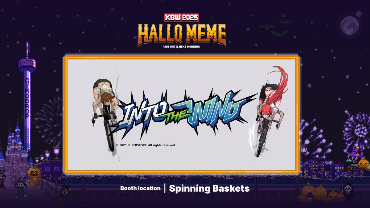 We're thrilled to announce that Super Story will be joining HALLO MEME at @happylotteworld!

Booth: Spinning Basket

Super Story will bring its unique IP culture and content to HALLO MEME, creating an unforgettable experience for everyone.

Joining forces with MemeCore, we're riding the wave!