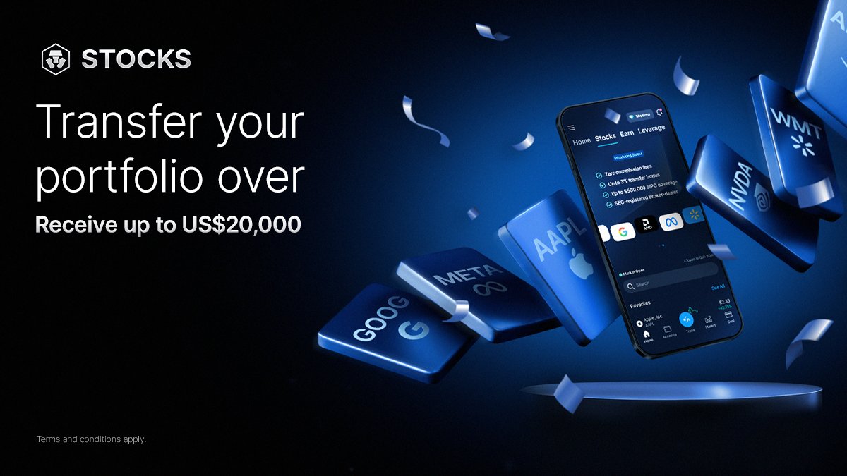 We're increasing our first-time stock and ETF transfer bonus to 2% 🙌

Just transfer $2,000 or more in cash, stocks, and/or ETFs to earn a bonus 🎁

Only for non-Level Up, Basic, and Plus members!

📆 September 17th - December 17th

Details + Terms and Conditions 👇