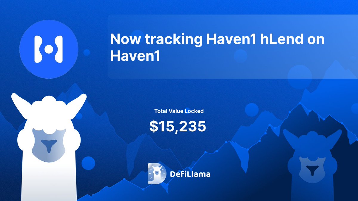Follow Haven1 hLend now at @Haven1official

Gives users access to a permissionless lending market across a range of digital assets.