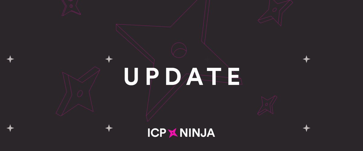 🥷 ICP Ninja

Achieve new milestones to enhance your ICP development experience✅

New Features👇

🧵 1/3

🏗️ Workflow upgrades

CycleOps integration ➡️ Seamless deployment to the ICP mainnet

Free coupon airdrop for all users ➡️ Publish your project live

Live preview in the editor ➡️ Monitor containers and applications in real time

GitHub integration ➡️ Click the Import button in the top right corner of the editor

🧵 2/3

🌱 New, cloneable projects

🟠 Bitcoin wallet
🖼️ Image gallery
🎫 NFT creator
🔒 Cryptonotes
🧪 Solana chain integration
🤖 OISY wallet integration

…and more hackathon highlights ✨

🧵 3/3

🏙️ Community + User Experience Improvements

Publish your work and get recognized in the new Community Projects section 🙏

Set a custom username to show your presence ✌️

Enable Dark Mode (auto-sync or manual) for more comfortable work 🌚

Submit your project and win a 10 ICP bounty 💸 ⏬

Go

//End of Topic