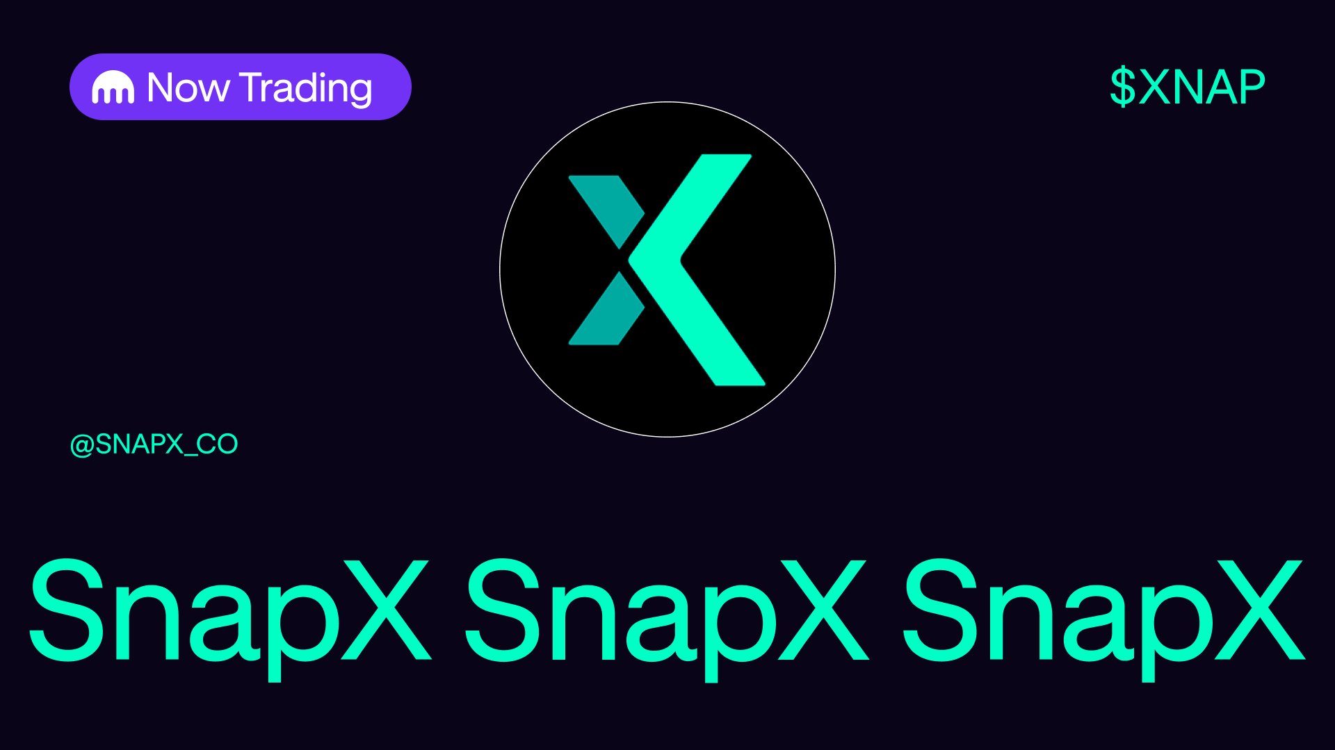 阿尔法最新项目，SnapX 生态AI 与 DeFi 的融合