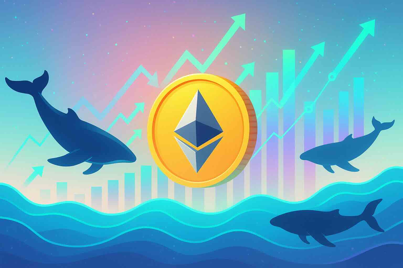 Ethereum : 135 M$ d’inflows, les baleines reviennent sur ETH