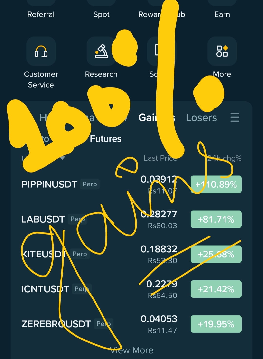 The top-performing stocks themselves speak for themselves…

I've always emphasized that where there's momentum, there's profit…

Look at today's top-performing futures stocks:

$PIPPIN, $LAB, $KITE, #ICNT… they all saw strong gains while the market is still recovering.

These aren't random rallies…

These are early-momentum stocks, and once momentum takes hold… it usually doesn't stop immediately.

Smart traders don't chase rising candlesticks; they study trends and position themselves in advance.

If you missed today's moves, don't panic.

Just add these stocks to your watchlist, track their prices, and prepare for the next surge.

I'll say it again:

The market always rewards those who are prepared, not those who act recklessly.

Stay alert and prepared…

Because the next breakout always comes when most people are asleep.