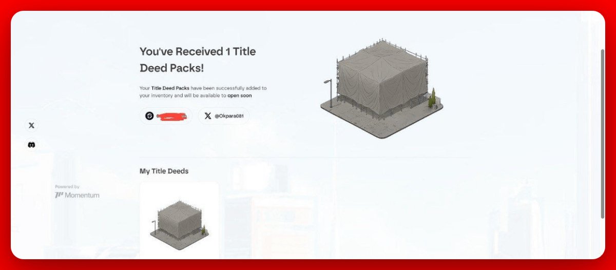 Quick update.

Check how many @MMTFinance Deed NFTs you're eligible for.

I only got one, hopefully it'll be great...

How to check?

>Visit

>Connect your wallet.

How many have you gotten?

It's nothing much, I got in relatively late.