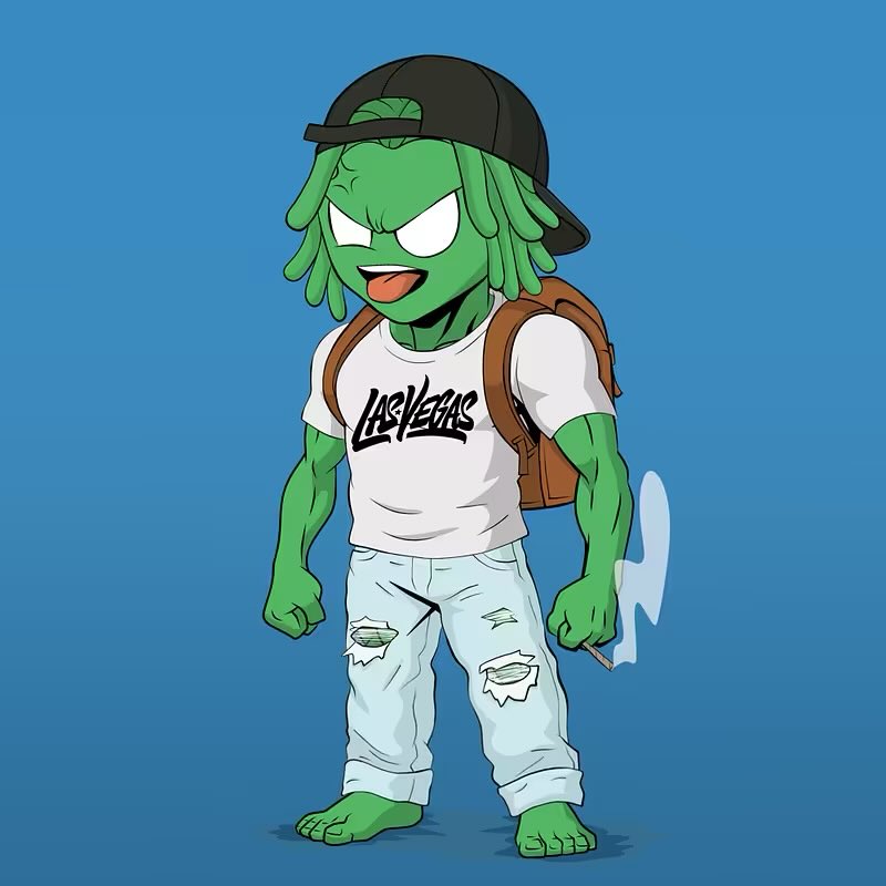 今天收到了@kokid951 制作的@KushlingsNFT，他真是个小坏蛋😍😍