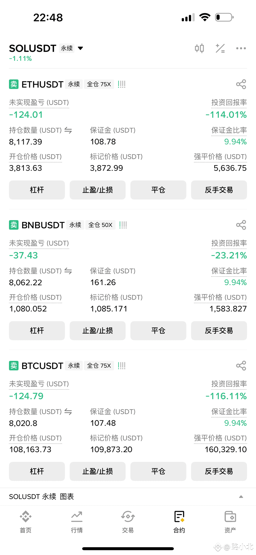 November 1st, 2025, only mainstream operations post (2) Saturday! No operations all day! One reason is Saturday, and another reason is waiting! I took a nap and had some free time! Tomorrow I'll see if I can go long during the day! 8 am and 10 am, I'll see how it goes!

Waiting for Sunday night, and also waiting for Monday afternoon at 4:45 pm! No ideas for now!

Nothing to chat about on the weekend! Nothing to chat about in the evening either! In the next few days, I need to adjust to going long. I'm not afraid of Trump's pronouncements, but I'm worried about the US government not shutting down... Good night! May everything be well! May all be sunny... #US government shutdown $BNB

{future}(BNBUSDT)