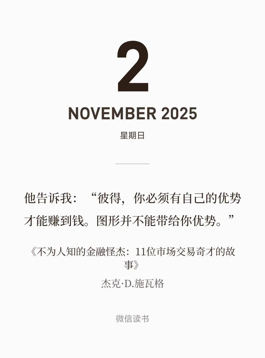 你必须有自己的优势才能赚到钱，技术分析并不能带给你优势。