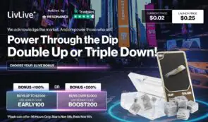 Algorand 趋于稳定，Polkadot 增长放缓，LivLive 有望在 2025 年成为下一个百倍增长的加密货币，并提供高达 200% 的早鸟奖励