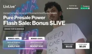 2025 年最值得买入的加密货币预售项目？LivLive（$LIVE）每一步都盈利。