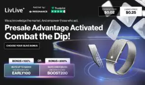 顶级加密货币预售榜单：5 种高潜力代币，以及为什么 LivLive ($LIVE) 可能是今年 11 月 1 美元以下最佳加密货币买入选择