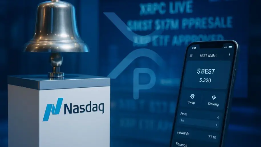 XRP ETF获纳斯达克批准上市，$BEST预售额突破1700万美元。