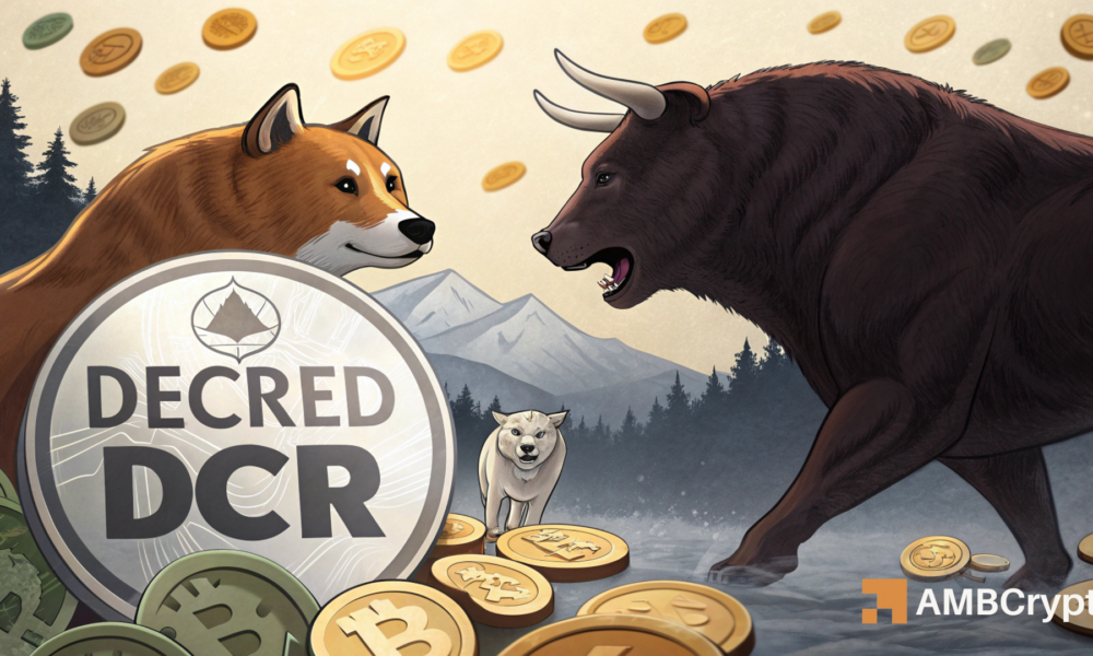 DCR价格测试55美元，60%质押收紧供应——接下来会发生什么？