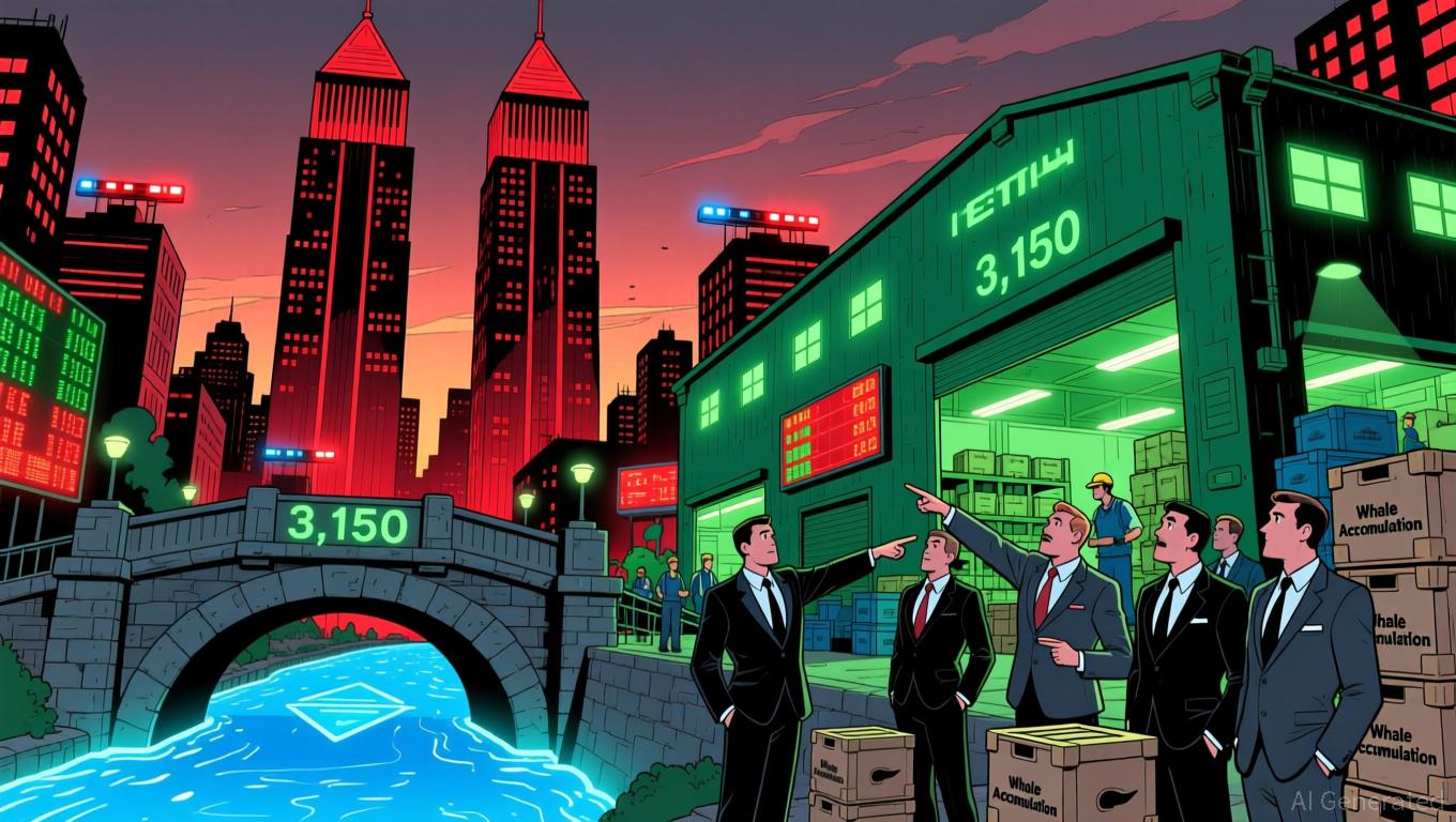 以太坊关键支撑位 3150 美元及巨鲸增持：技术面下跌中的买入良机？