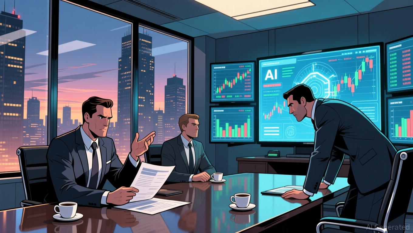 在脆弱的市场中，人工智能和加密货币押注增加，特朗普试图拉拢华尔街。