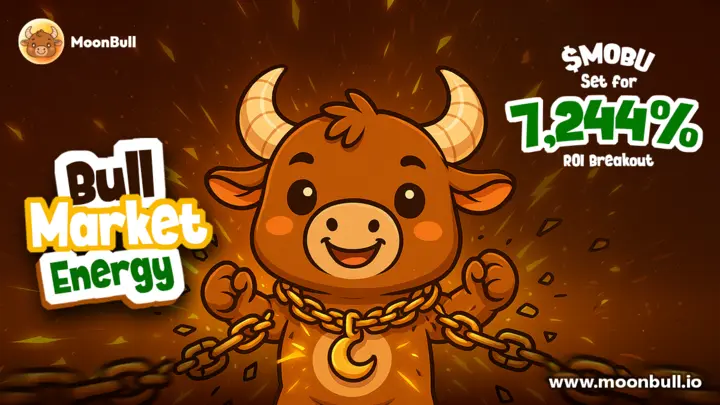 错过了早期 XRP 金矿？现在 MoonBull 预售领跑，有望成为下一个 1000 倍加密货币爆炸式增长的项目。