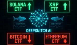 XRP价格预测（2025年11月）：SOL和XRP ETF资金大量流入，DeepSnitch AI股价上涨60%