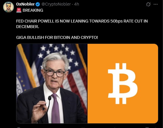 12月降息已成定局？美联储降息概率飙升至75%