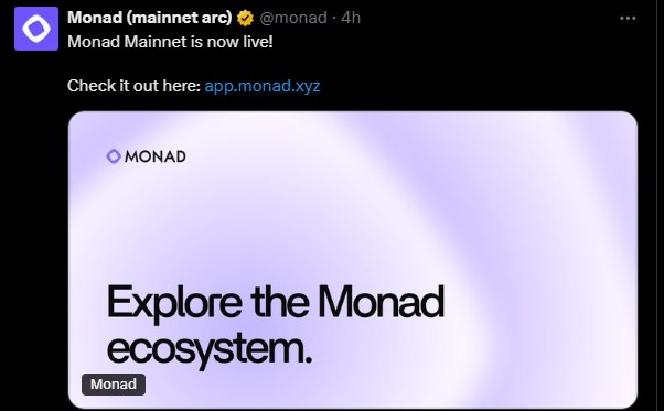 Monad价格暴跌：如果币安加入，MON价格预测会如何？