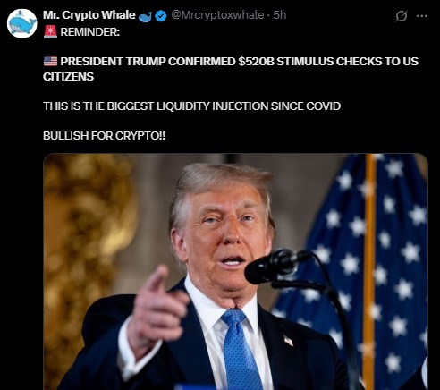 预期结果如何？特朗普刺激经济支票金额5200亿美元已确认