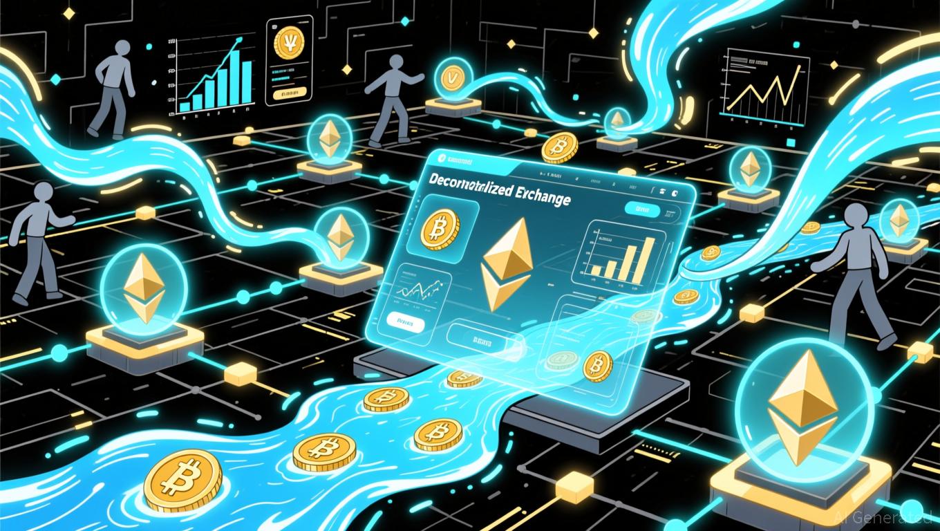 以太坊去中心化交易所交易量激增及其对加密货币市场份额的影响